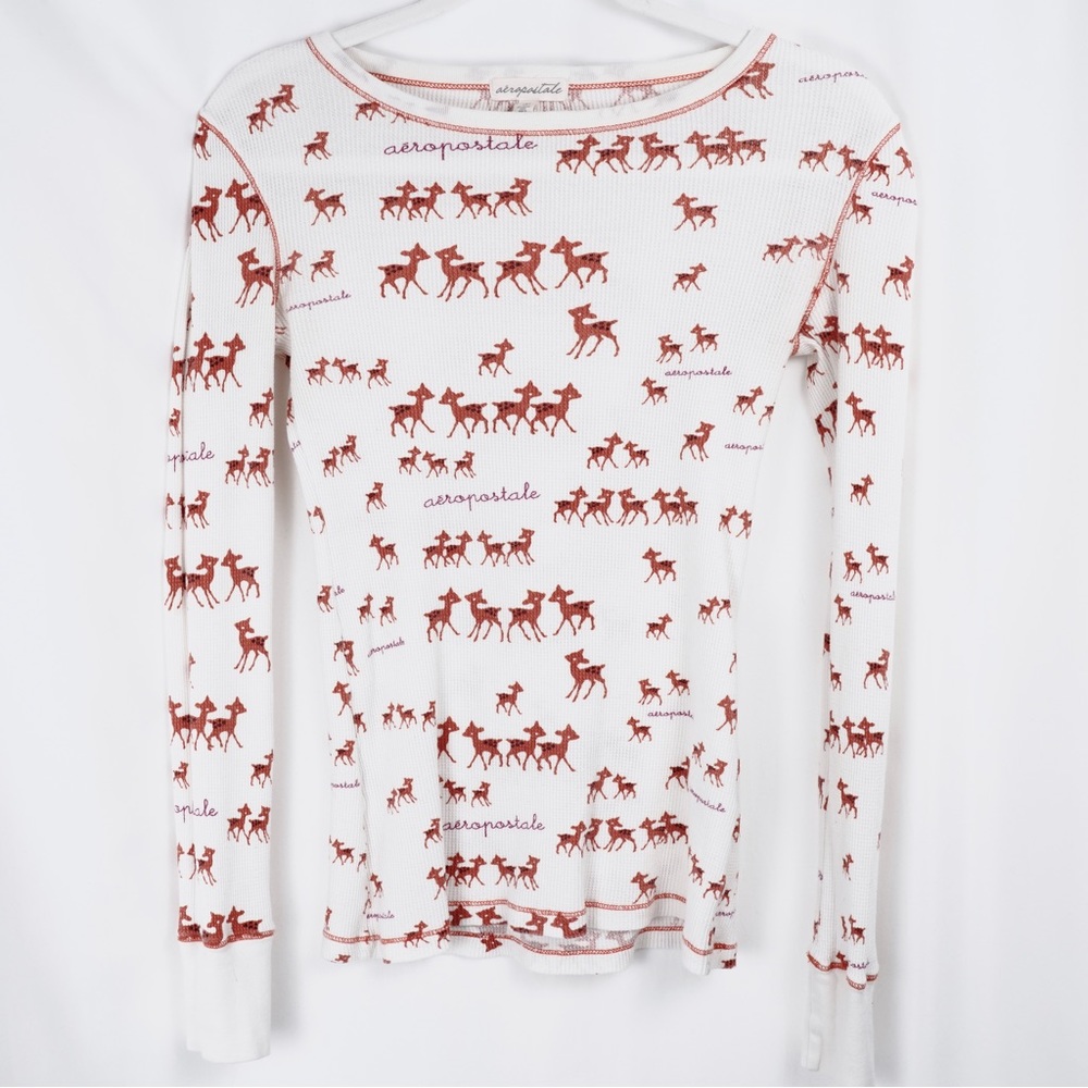 Aeropostale Deer Print Shirt